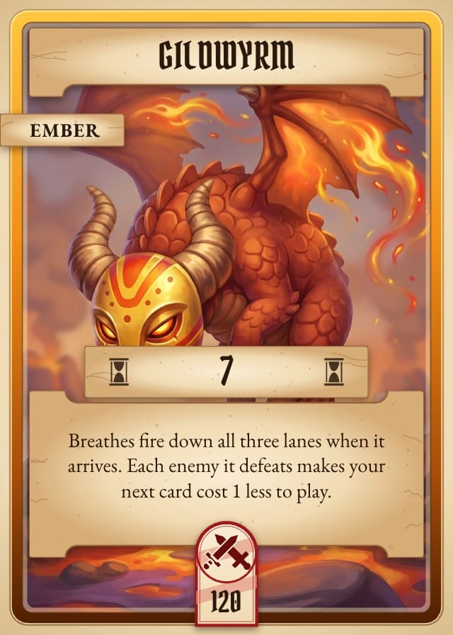 Rumpus Monster Card Game Template design 3