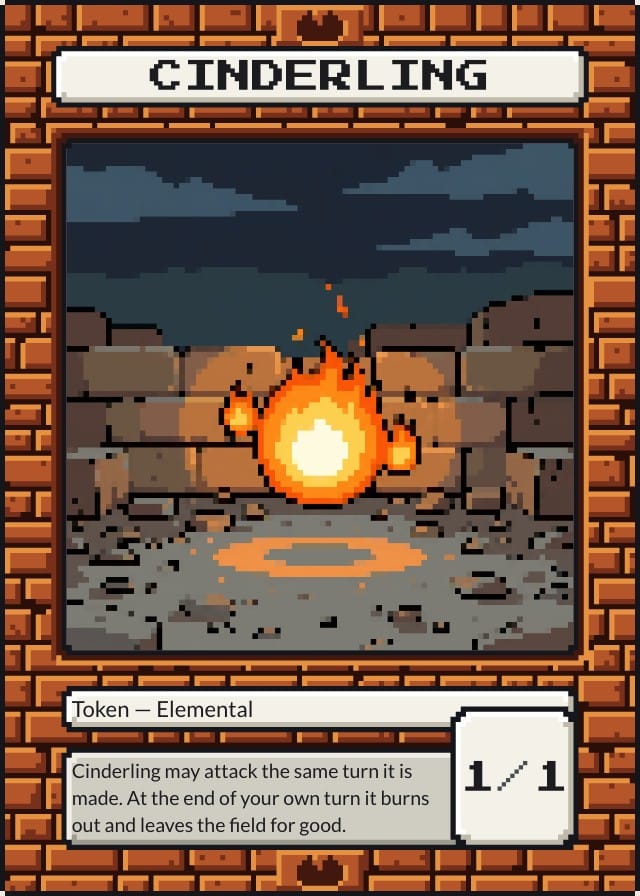 Stonewake Retro Card Game Template design 2